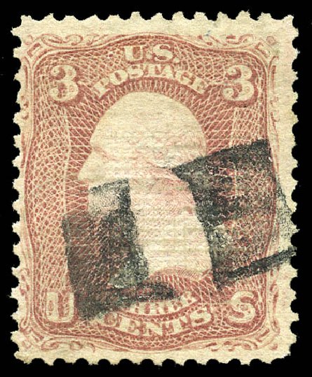 Costs of US Stamps Scott Catalog # 85C: 3c 1868 Washington Grill. Matthew Bennett International, May 2014, Sale 350, Lot 151