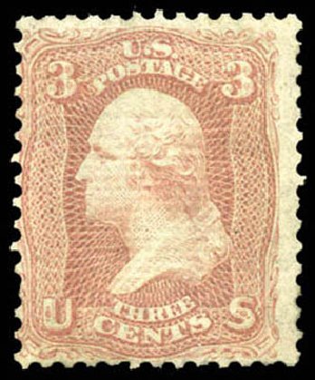 Cost of US Stamp Scott Catalogue 85C: 3c 1868 Washington Grill. Matthew Bennett International, Mar 2011, Sale 337, Lot 2544
