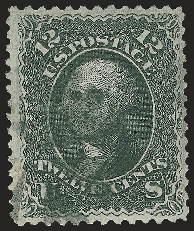 Values of US Stamps Scott Cat. #85E: 1868 12c Washington Grill. Robert Siegel Auction Galleries, Sep 2008, Sale 962, Lot 2347