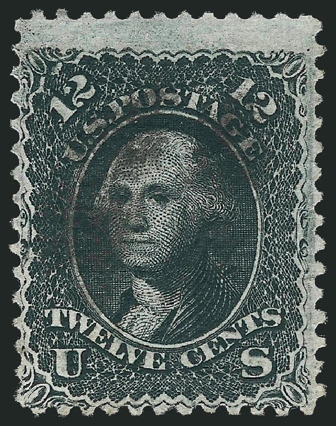 Costs of US Stamps Scott 85E: 1868 12c Washington Grill. Robert Siegel Auction Galleries, Jul 2013, Sale 1050, Lot 210
