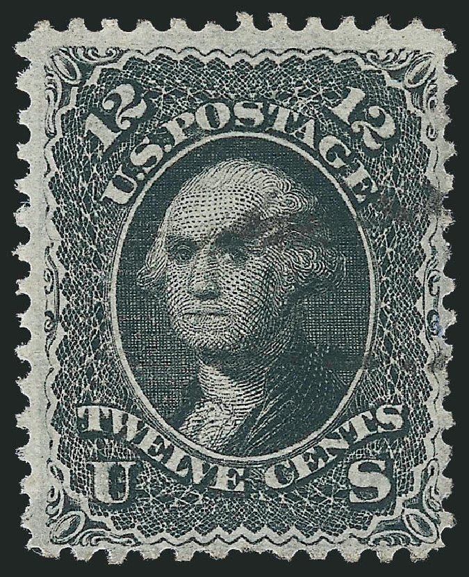 Cost of US Stamp Scott Cat. # 85E: 12c 1868 Washington Grill. Robert Siegel Auction Galleries, Dec 2012, Sale 1037, Lot 1601