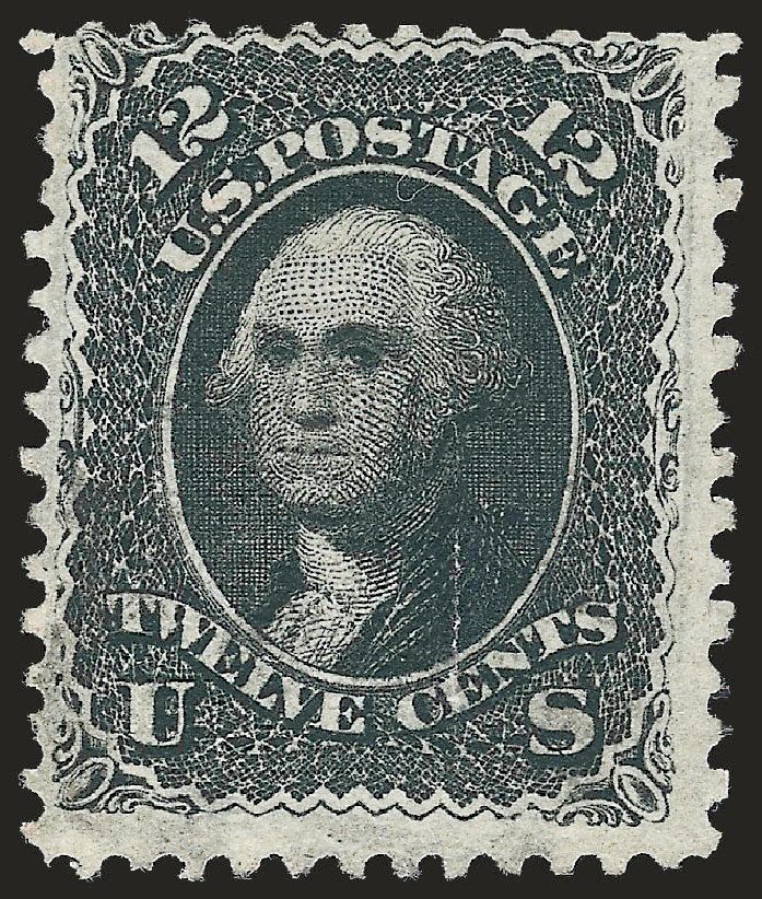 Cost of US Stamps Scott Catalog 85E: 12c 1868 Washington Grill. Robert Siegel Auction Galleries, Sep 2009, Sale 976, Lot 1395