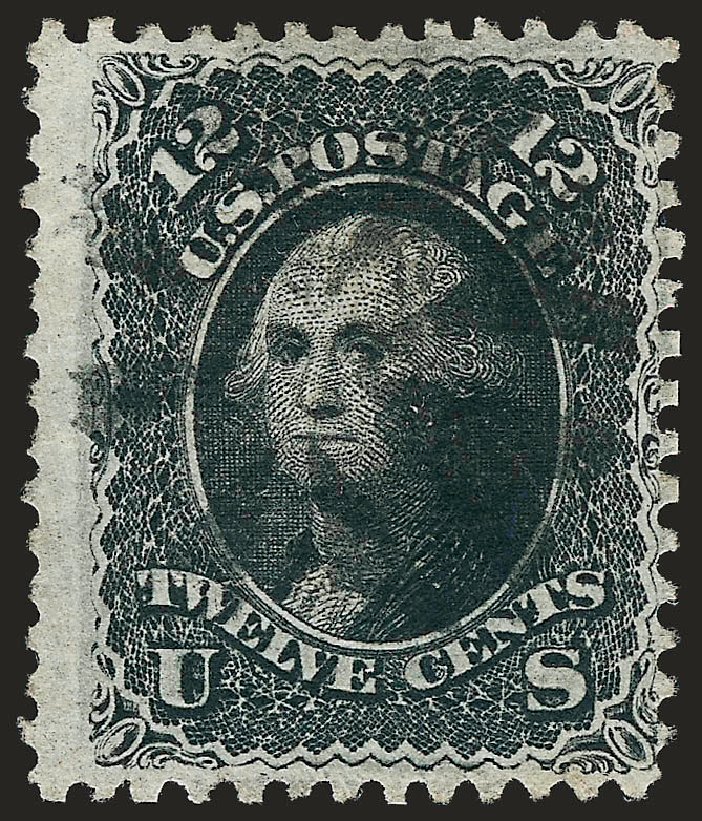Costs of US Stamp Scott Catalogue # 85E - 12c 1868 Washington Grill. Robert Siegel Auction Galleries, Oct 2008, Sale 963, Lot 572