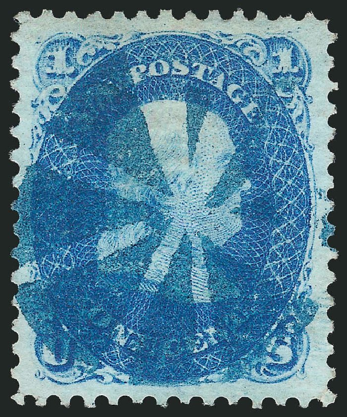 Costs of US Stamp Scott Cat. 86: 1c 1867 Franklin Grill. Robert Siegel Auction Galleries, Jun 2012, Sale 1024, Lot 147