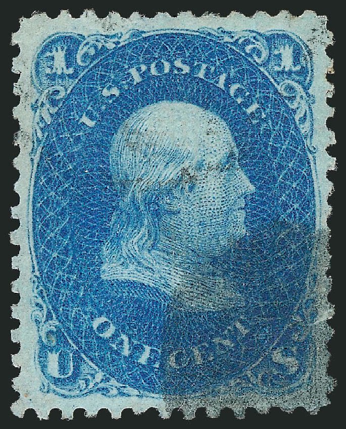 Prices of US Stamps Scott # 86: 1c 1867 Franklin Grill. Robert Siegel Auction Galleries, Mar 2011, Sale 1007, Lot 2230