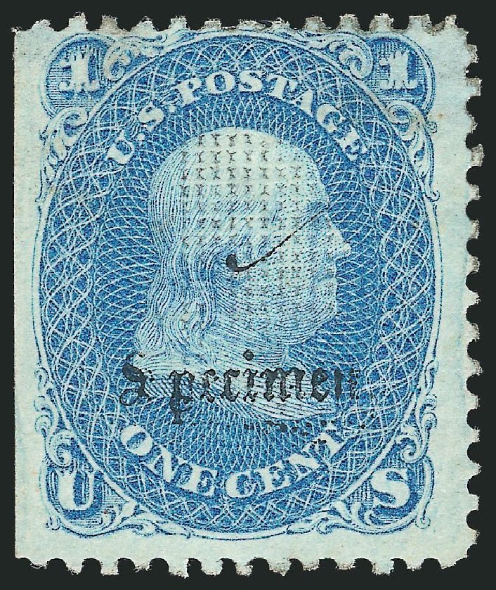 Prices of US Stamp Scott #86: 1867 1c Franklin Grill. Robert Siegel Auction Galleries, Nov 2013, Sale 1061, Lot 3282