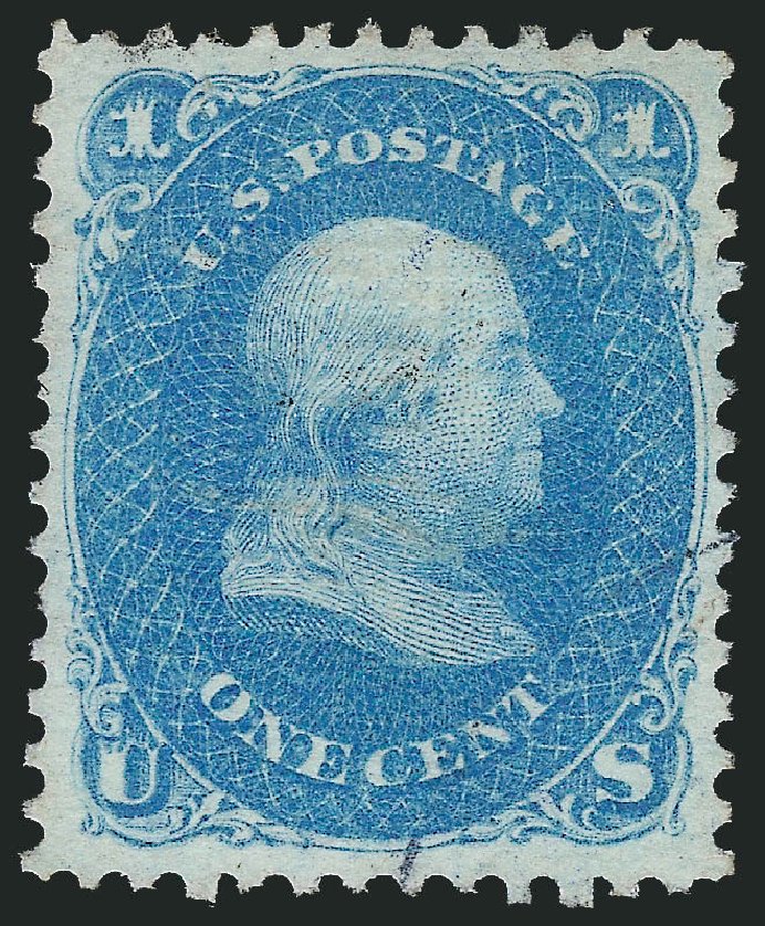 Prices of US Stamp Scott Cat. # 86: 1c 1867 Franklin Grill. Robert Siegel Auction Galleries, Jun 2011, Sale 1011, Lot 473
