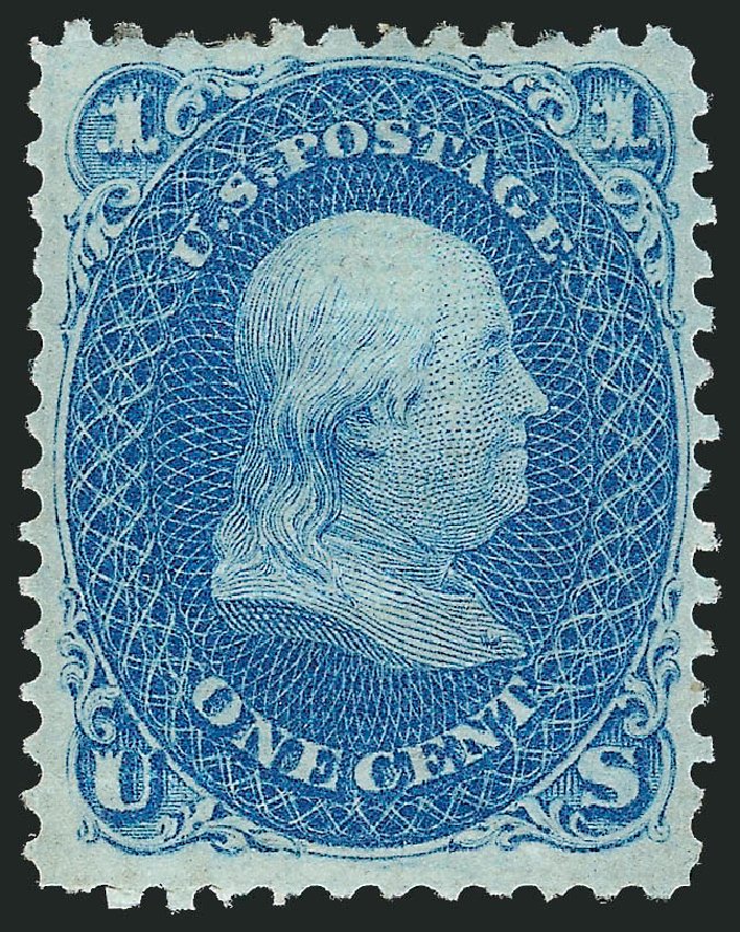 Costs of US Stamp Scott 86: 1c 1867 Franklin Grill. Robert Siegel Auction Galleries, Mar 2012, Sale 1021, Lot 246