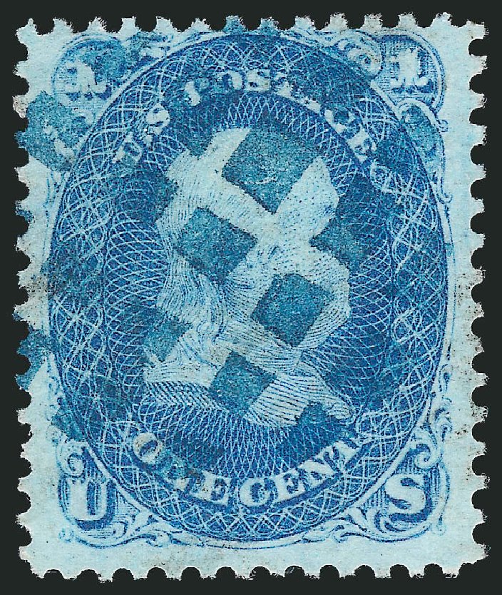Prices of US Stamp Scott Catalog # 86: 1867 1c Franklin Grill. Robert Siegel Auction Galleries, Oct 2010, Sale 997, Lot 5386