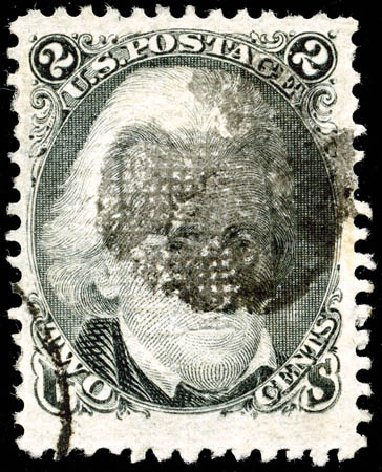 US Stamps Price Scott Catalog 87: 2c 1868 Jackson Grill. Matthew Bennett International, Jun 2008, Sale 328, Lot 577