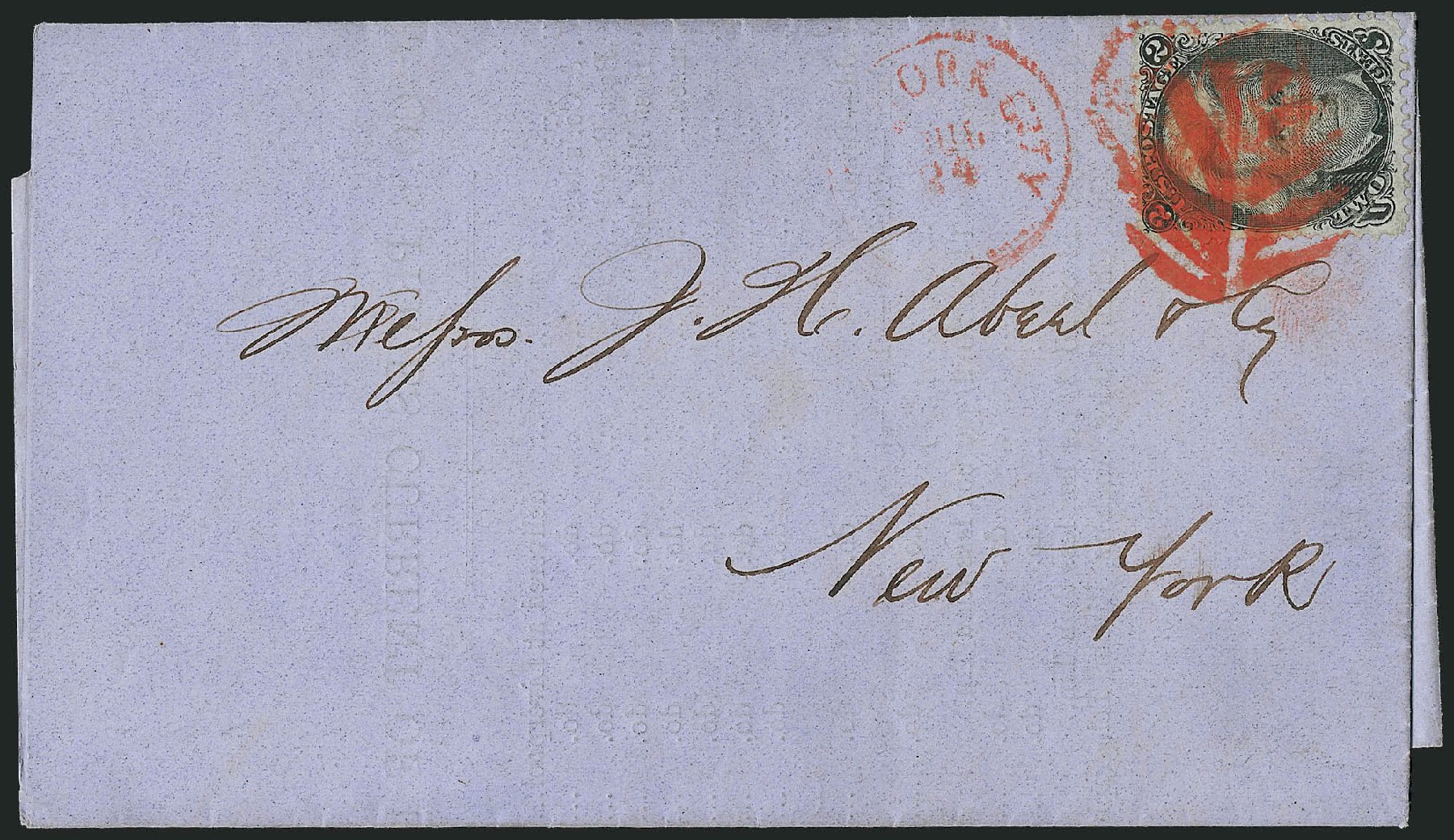 Costs of US Stamp Scott # 87 - 2c 1868 Jackson Grill. Robert Siegel Auction Galleries, Sep 2010, Sale 993, Lot 497