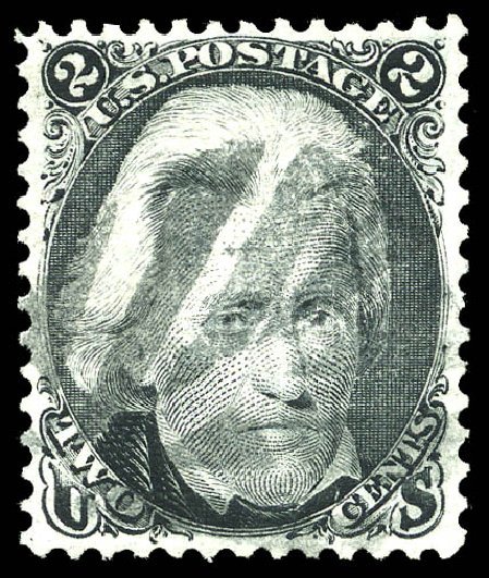 Costs of US Stamp Scott # 87: 2c 1868 Jackson Grill. Matthew Bennett International, May 2014, Sale 350, Lot 158