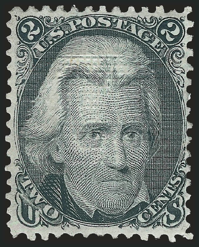 US Stamp Values Scott Catalogue 87 - 2c 1868 Jackson Grill. Robert Siegel Auction Galleries, Feb 2010, Sale 983, Lot 58