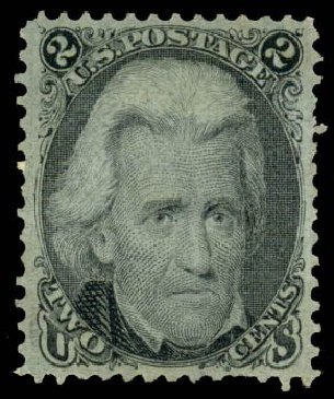Price of US Stamps Scott 87 - 1868 2c Jackson Grill. Daniel Kelleher Auctions, Mar 2014, Sale 650, Lot 2539