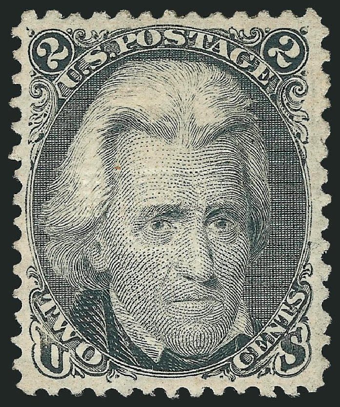 US Stamps Prices Scott Catalog 87 - 2c 1868 Jackson Grill. Robert Siegel Auction Galleries, Sep 2014, Sale 1078, Lot 199