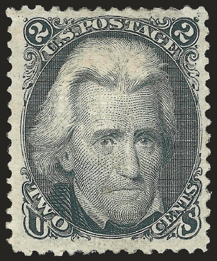 Value of US Stamp Scott # 87: 1868 2c Jackson Grill. Robert Siegel Auction Galleries, Sep 2009, Sale 976, Lot 1399