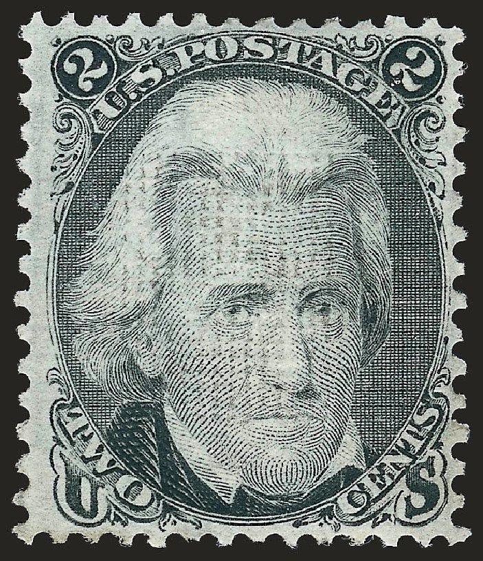 Costs of US Stamp Scott Catalog # 87: 1868 2c Jackson Grill. Robert Siegel Auction Galleries, Oct 2008, Sale 963, Lot 580