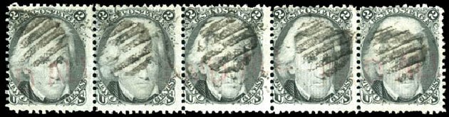 US Stamps Value Scott # 87: 2c 1868 Jackson Grill. Matthew Bennett International, Dec 2008, Sale 330, Lot 1531
