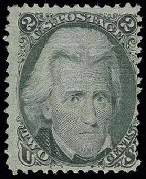 Prices of US Stamps Scott Catalog #87 - 2c 1868 Jackson Grill. H.R. Harmer, Jun 2013, Sale 3003, Lot 1091