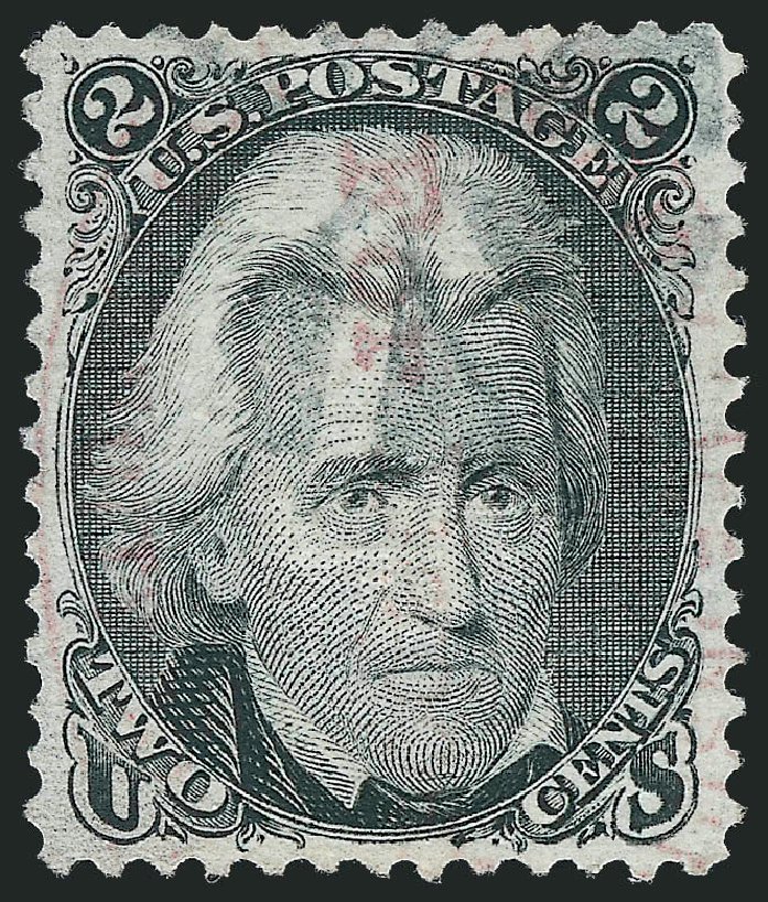 Costs of US Stamp Scott # 87: 1868 2c Jackson Grill. Robert Siegel Auction Galleries, Mar 2011, Sale 1007, Lot 2232