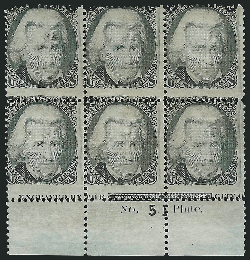 US Stamps Values Scott Catalogue 87 - 2c 1868 Jackson Grill. Robert Siegel Auction Galleries, Oct 2008, Sale 963, Lot 582