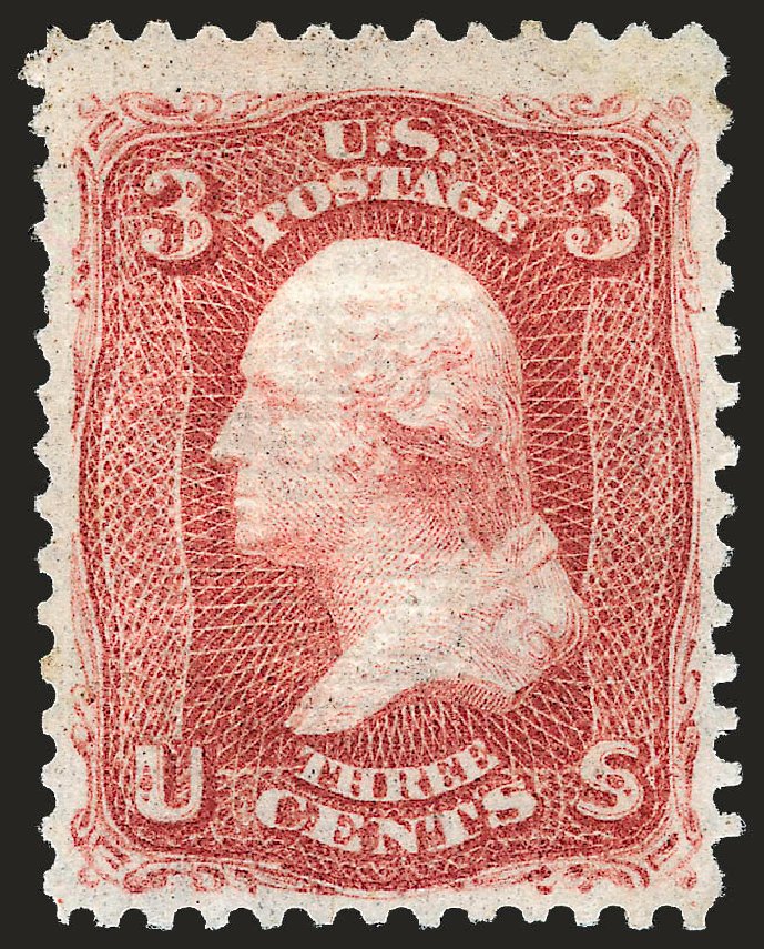 Cost of US Stamps Scott #88: 1868 3c Washington Grill. Robert Siegel Auction Galleries, Oct 2008, Sale 963, Lot 584