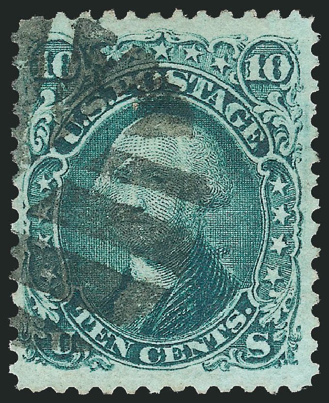 Cost of US Stamps Scott Catalogue # 89 - 10c 1868 Washington Grill. Robert Siegel Auction Galleries, Jun 2012, Sale 1026, Lot 1237