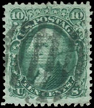 Costs of US Stamp Scott Catalogue #89 - 10c 1868 Washington Grill. Regency-Superior, Aug 2015, Sale 112, Lot 199