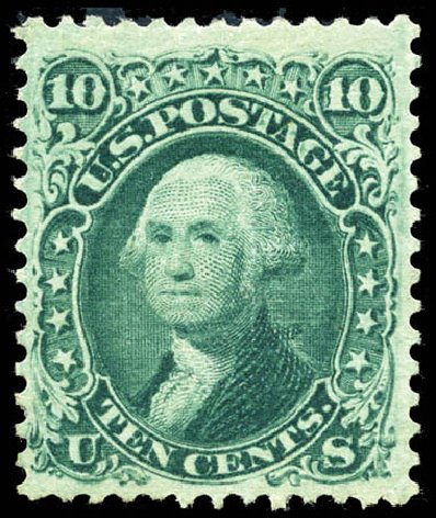 Costs of US Stamp Scott Cat. # 89 - 10c 1868 Washington Grill. Matthew Bennett International, Mar 2012, Sale 344, Lot 4294