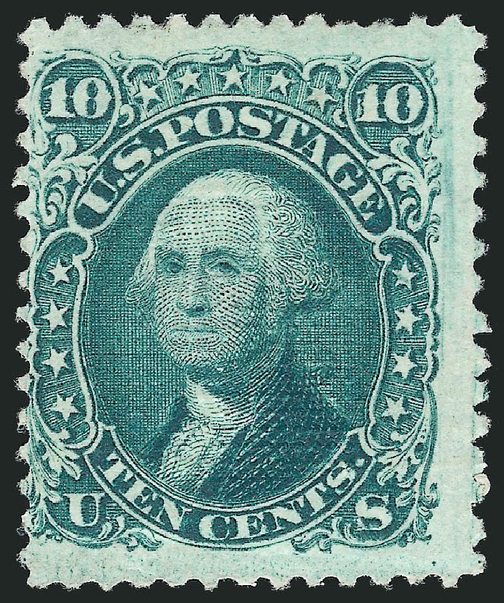 Cost of US Stamps Scott # 89: 1868 10c Washington Grill. Robert Siegel Auction Galleries, Mar 2014, Sale 1067, Lot 1075