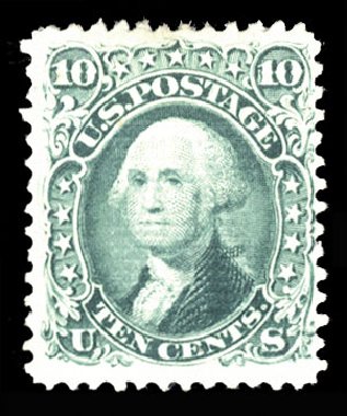 Costs of US Stamps Scott Catalogue #89: 1868 10c Washington Grill. Cherrystone Auctions, Mar 2010, Sale 201003, Lot 72