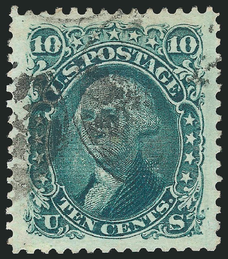 US Stamp Price Scott 89: 10c 1868 Washington Grill. Robert Siegel Auction Galleries, Jun 2012, Sale 1024, Lot 152