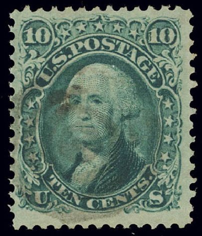 US Stamps Price Scott Catalogue 89: 10c 1868 Washington Grill. Daniel Kelleher Auctions, Feb 2013, Sale 634, Lot 76