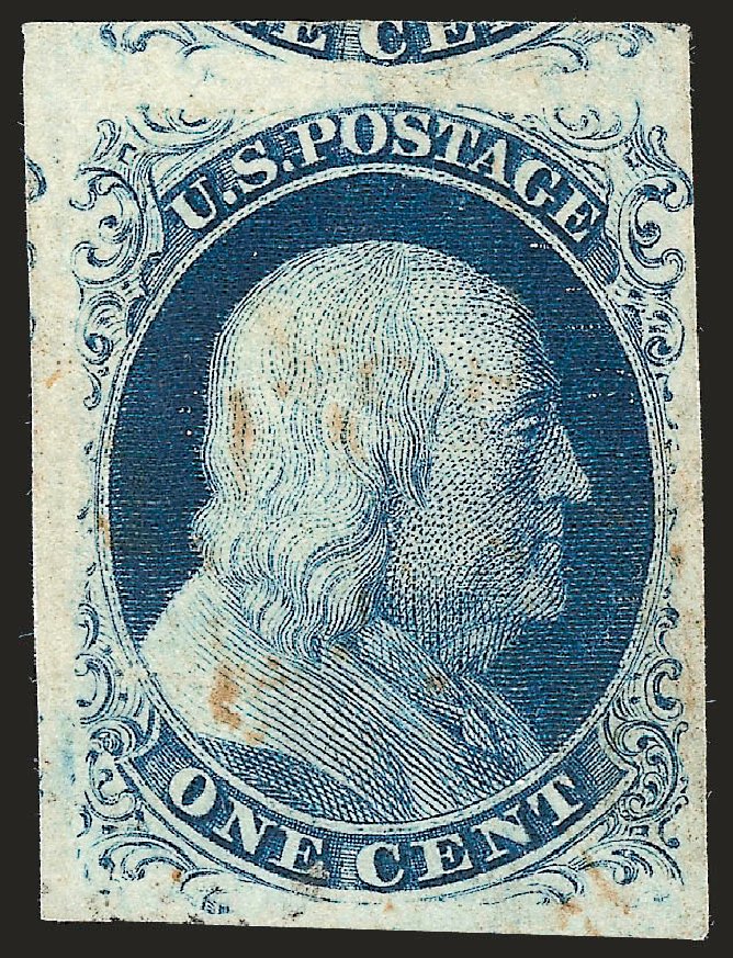 US Stamp Prices Scott Catalog #8A: 1851 1c Franklin. Robert Siegel Auction Galleries, Oct 2008, Sale 963, Lot 188