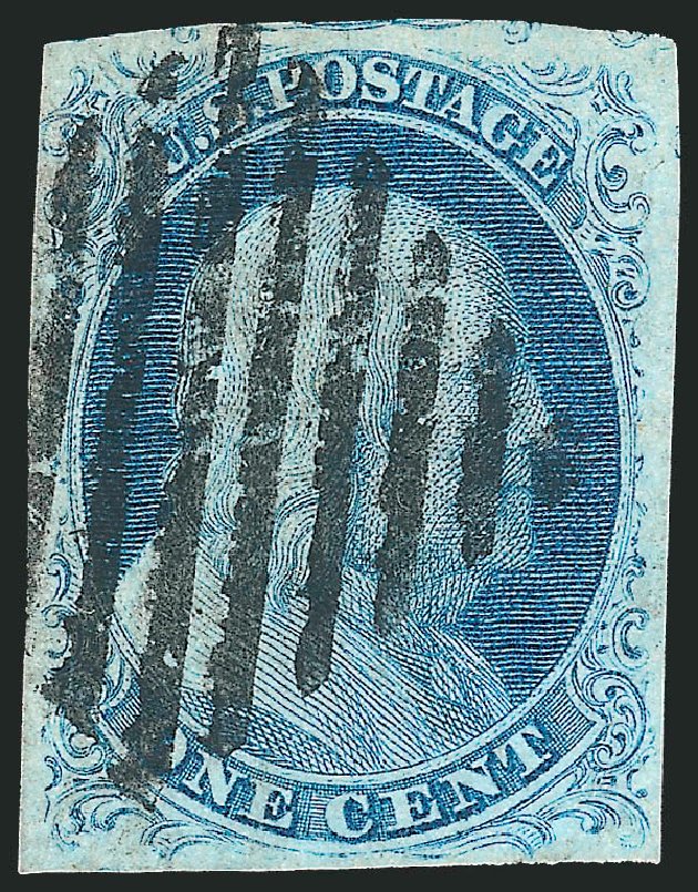 Cost of US Stamp Scott 8A: 1851 1c Franklin. Robert Siegel Auction Galleries, Sep 2010, Sale 994, Lot 628