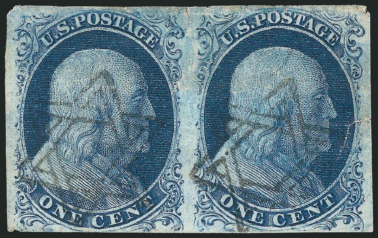 Price of US Stamps Scott Catalogue 8A: 1c 1851 Franklin. Robert Siegel Auction Galleries, Sep 2010, Sale 994, Lot 1131