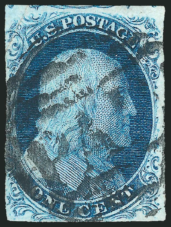 US Stamps Price Scott # 8A - 1851 1c Franklin. Robert Siegel Auction Galleries, Oct 2010, Sale 997, Lot 5141