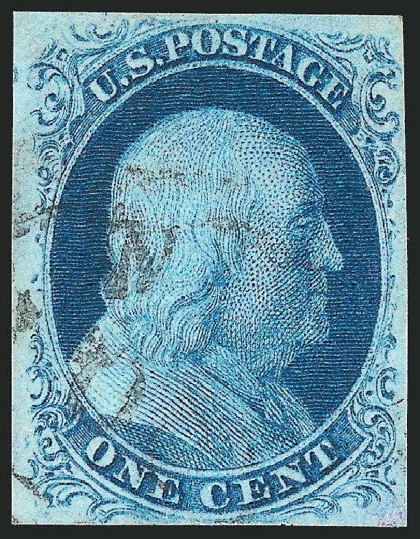 Price of US Stamp Scott # 8A: 1851 1c Franklin. Robert Siegel Auction Galleries, Dec 2009, Sale 982, Lot 5044