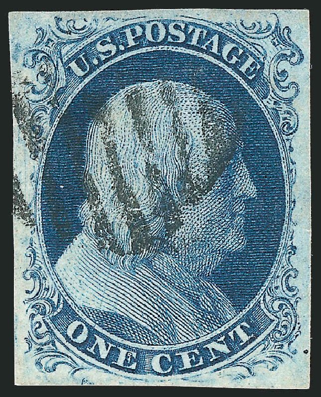 Price of US Stamps Scott #8A - 1c 1851 Franklin. Robert Siegel Auction Galleries, Sep 2010, Sale 994, Lot 1124