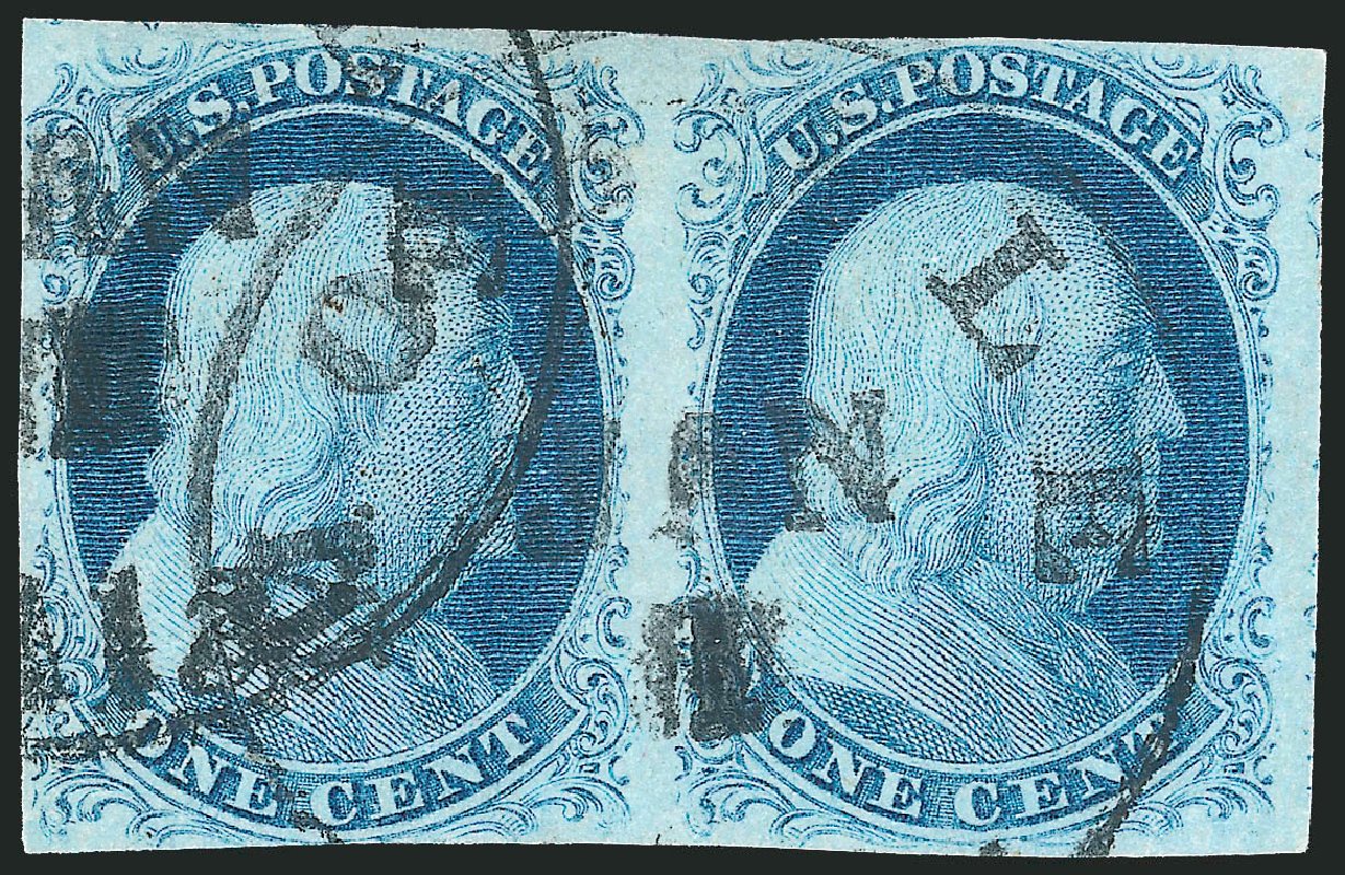 Cost of US Stamp Scott Cat. 8A: 1c 1851 Franklin. Robert Siegel Auction Galleries, Sep 2010, Sale 994, Lot 724