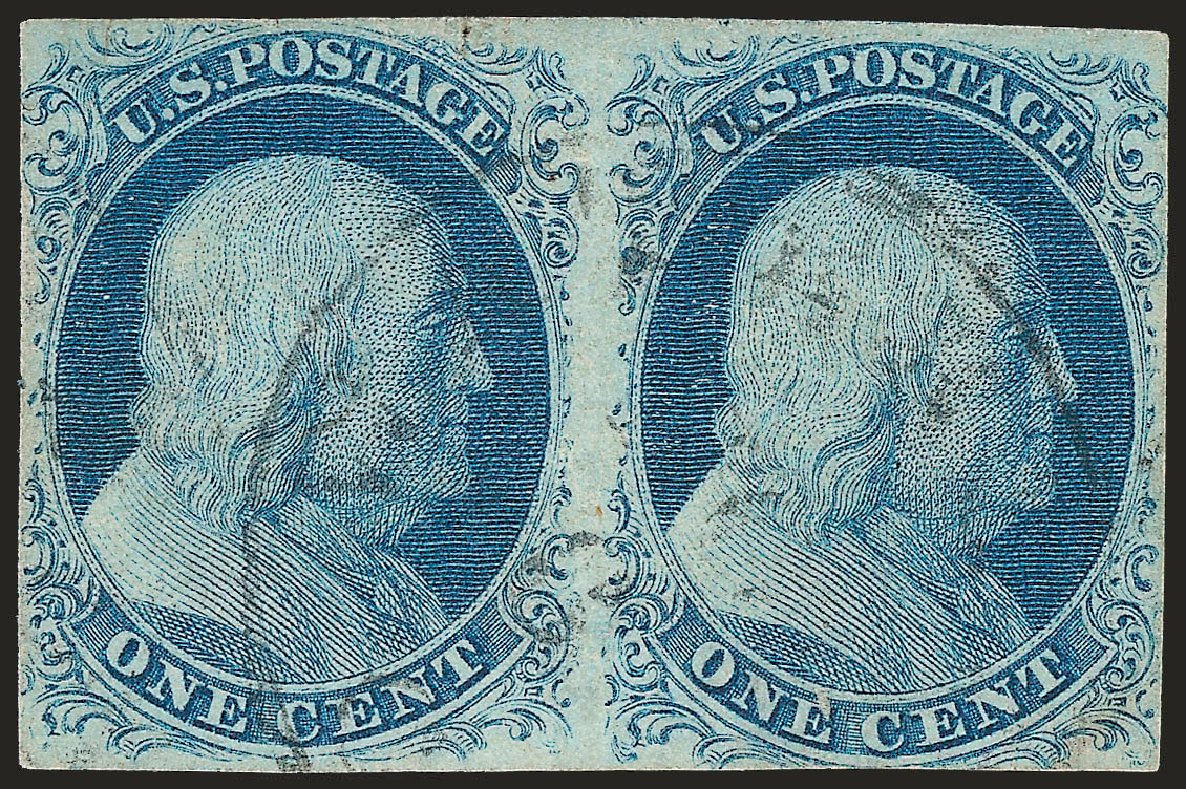 Prices of US Stamps Scott Catalog 8A: 1851 1c Franklin. Robert Siegel Auction Galleries, Jun 2009, Sale 975, Lot 1115