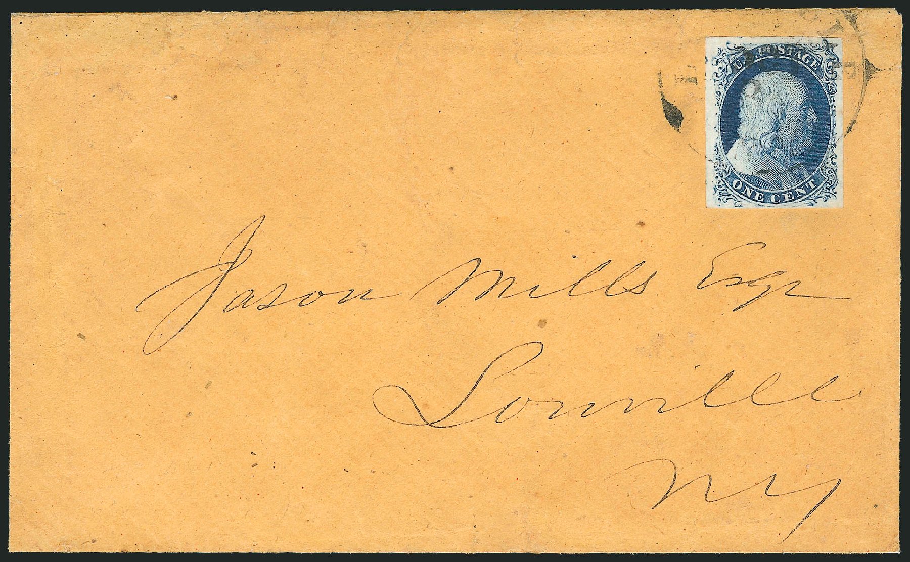 Cost of US Stamp Scott Cat. #8A - 1851 1c Franklin. Robert Siegel Auction Galleries, Sep 2010, Sale 994, Lot 1135