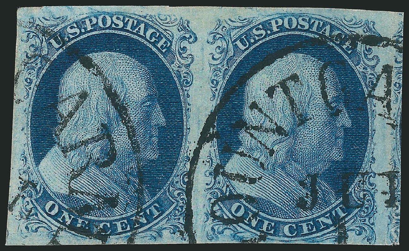 Cost of US Stamp Scott Catalogue # 8A - 1c 1851 Franklin. Robert Siegel Auction Galleries, Jul 2013, Sale 1050, Lot 86