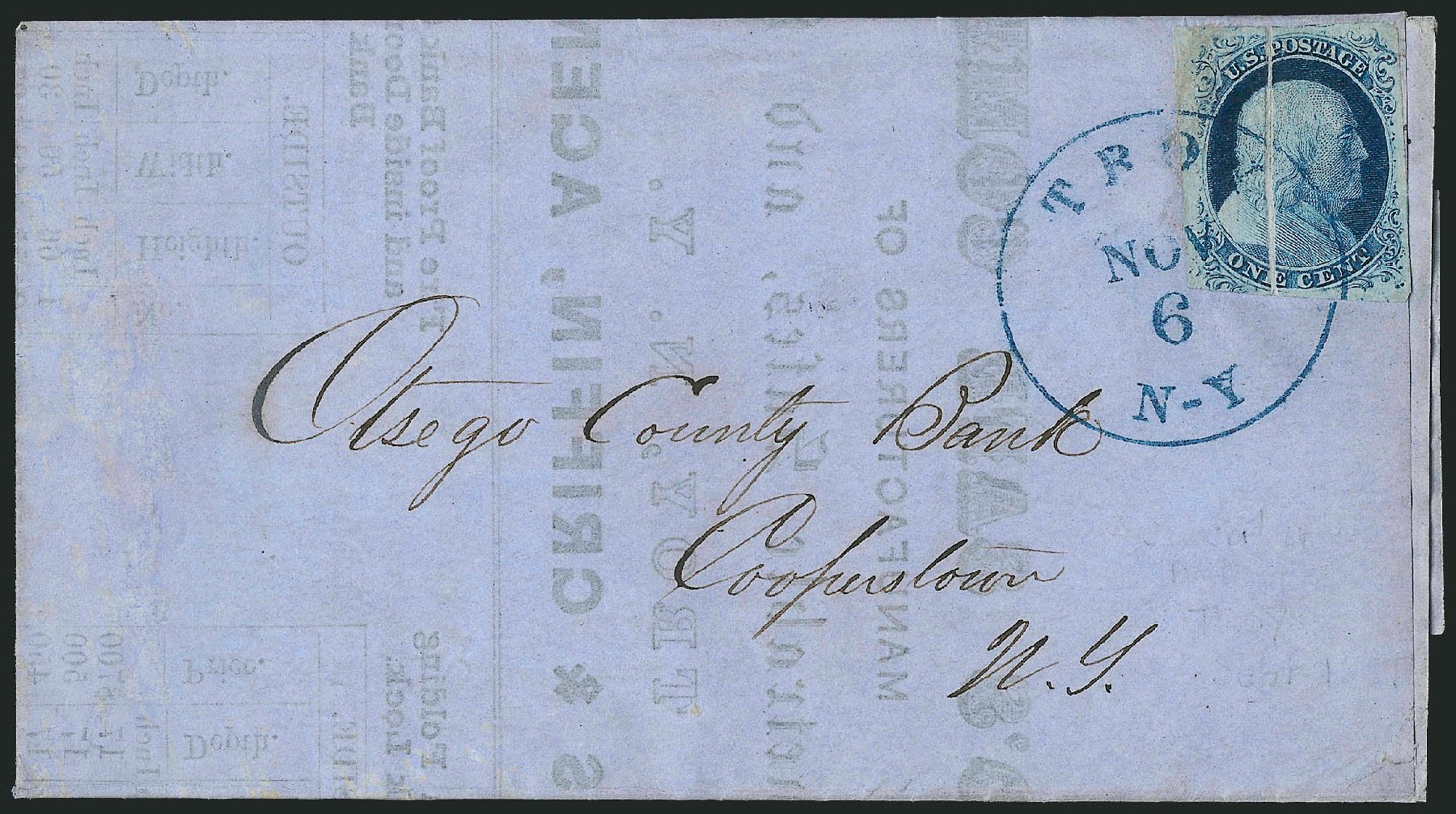 US Stamps Prices Scott #8A - 1851 1c Franklin. Robert Siegel Auction Galleries, Sep 2010, Sale 994, Lot 646