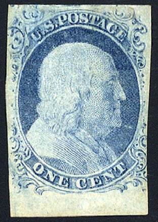 Costs of US Stamp Scott Catalogue #9: 1852 1c Franklin. Cherrystone Auctions, Nov 2008, Sale 200811, Lot 1007