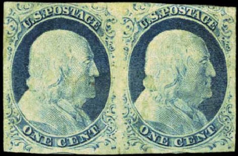 Costs of US Stamps Scott Catalogue # 9: 1c 1852 Franklin. Harmer-Schau Auction Galleries, Feb 2012, Sale 92, Lot 777