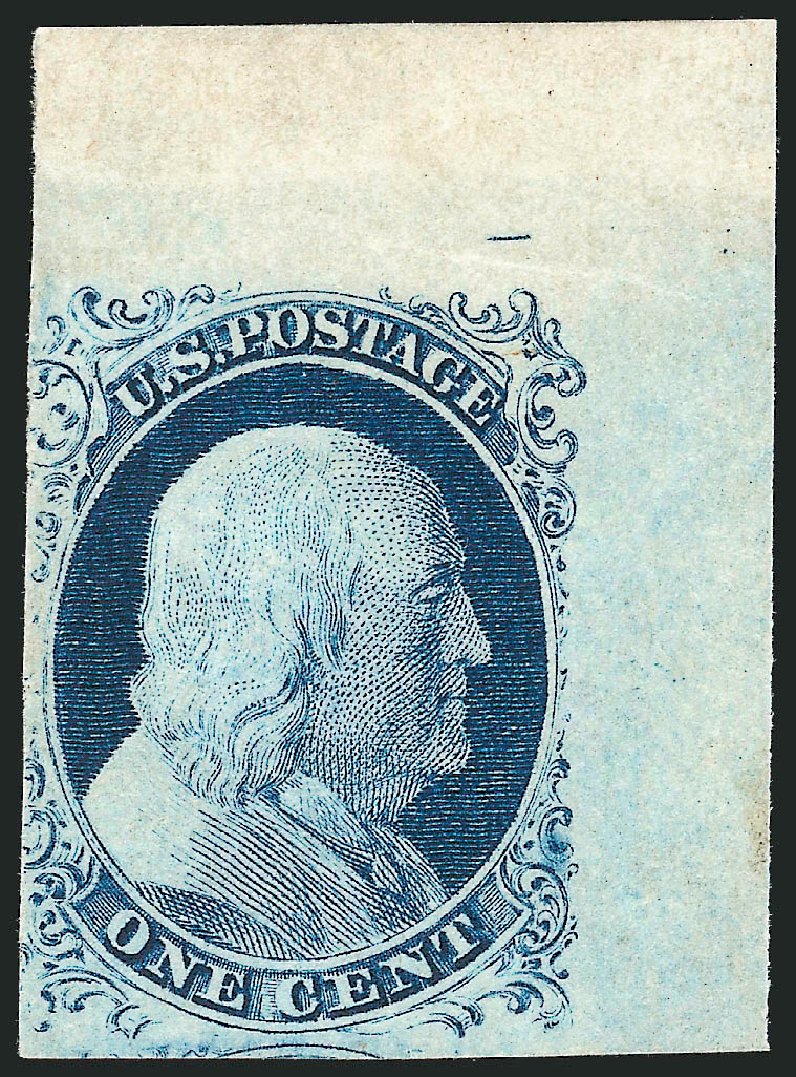 Cost of US Stamps Scott Catalogue # 9 - 1852 1c Franklin. Robert Siegel Auction Galleries, Mar 2012, Sale 1019, Lot 337