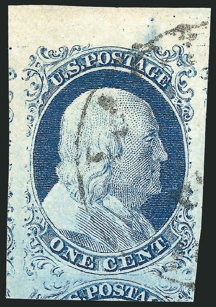 Value of US Stamps Scott Catalogue # 9 - 1c 1852 Franklin. Robert Siegel Auction Galleries, Sep 2010, Sale 994, Lot 767