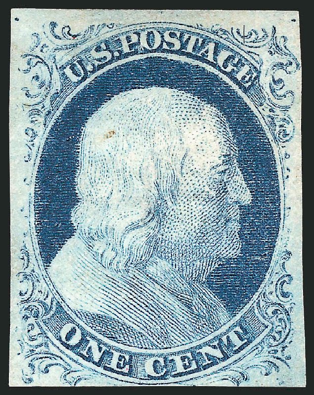 Prices of US Stamp Scott #9 - 1852 1c Franklin. Robert Siegel Auction Galleries, Sep 2010, Sale 994, Lot 827