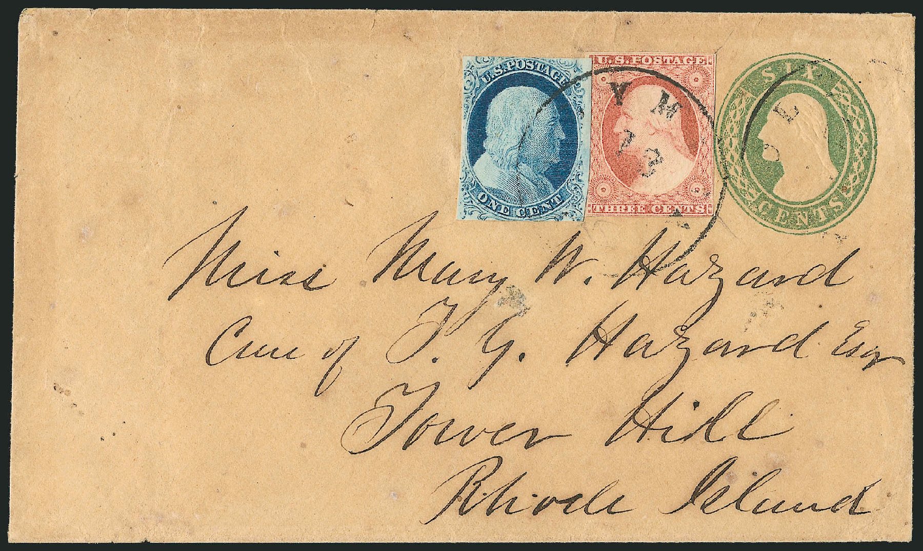 Value of US Stamp Scott Catalogue 9: 1852 1c Franklin. Robert Siegel Auction Galleries, Sep 2010, Sale 994, Lot 887